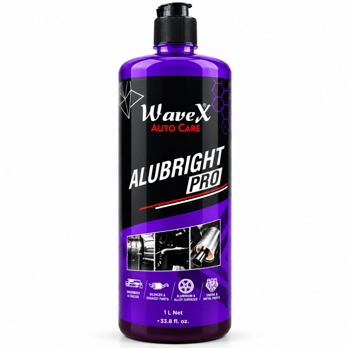 ALUBRIGHT PRO ALUMINIUM CLEANER & RESTORER 1 L - Wavex-ABP1K