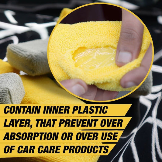 GREY MICROFIBER APPLICATOR SPONGE - Wavex - MAP-GR-1
