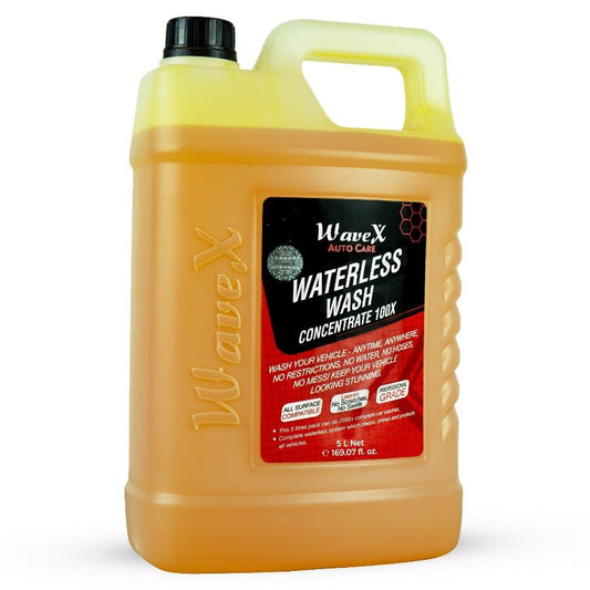 WATERLESS CAR WASH KIT 100X CONCENTRATE - Wavex - WCW5K