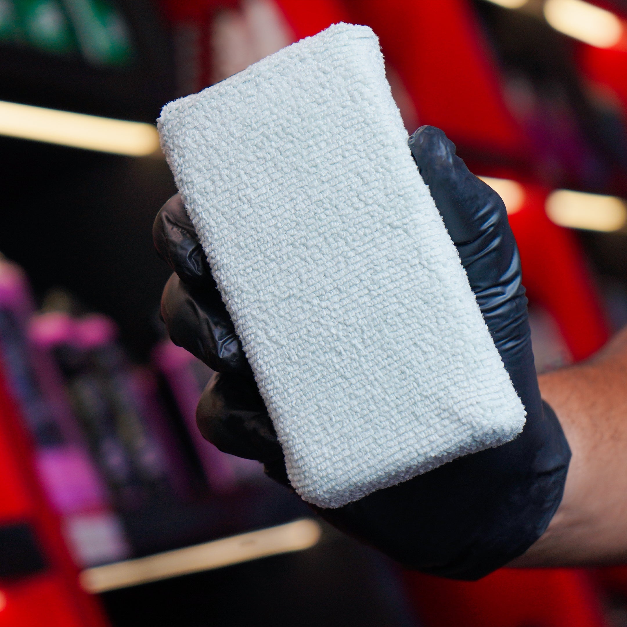 GREY MICROFIBER APPLICATOR SPONGE