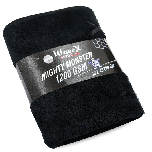 Wavex Mighty Monster Drying Towel, 1200 GSM, 40 × 80 cm