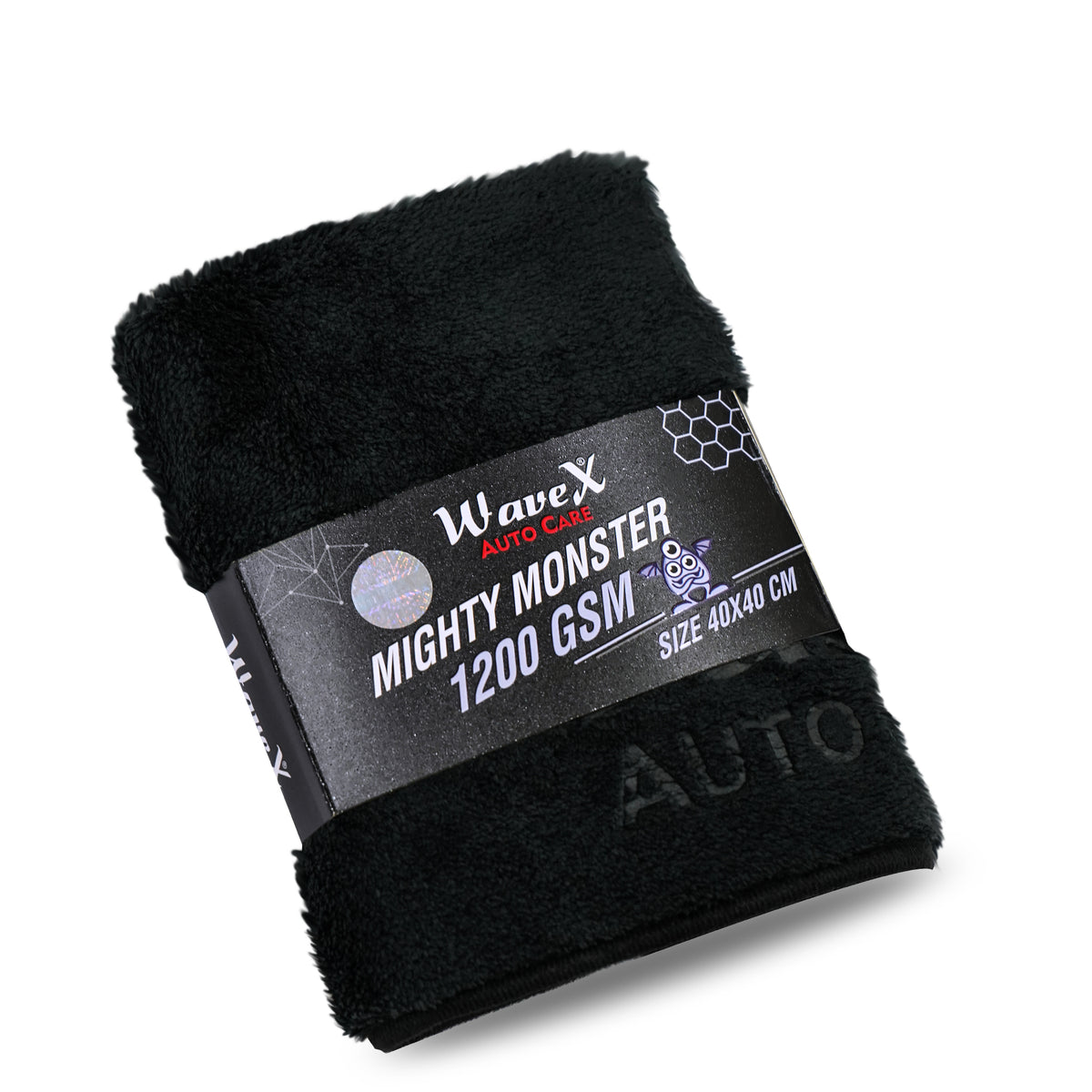 MIGHTY MONSTER MICROFIBER TOWEL UPGRADED 1200GSM 40X40CM