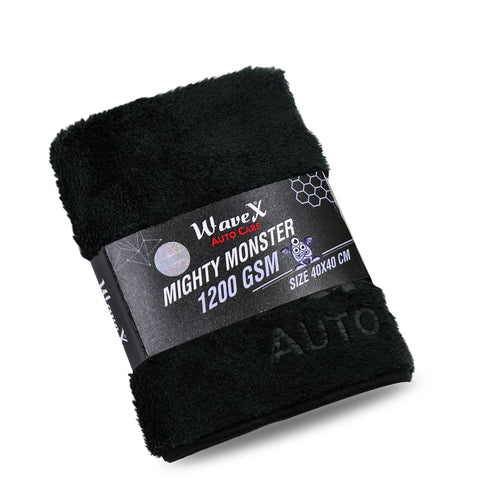 MIGHTY MONSTER MICROFIBER TOWEL UPGRADED 1200GSM 40X40CM