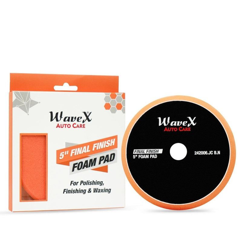 Wavex Final Finish Orange Foam Pad, 5 Inch