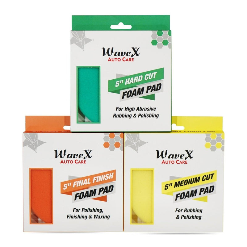 Wavex Foam Polishing Pad Combo, 5 Inch