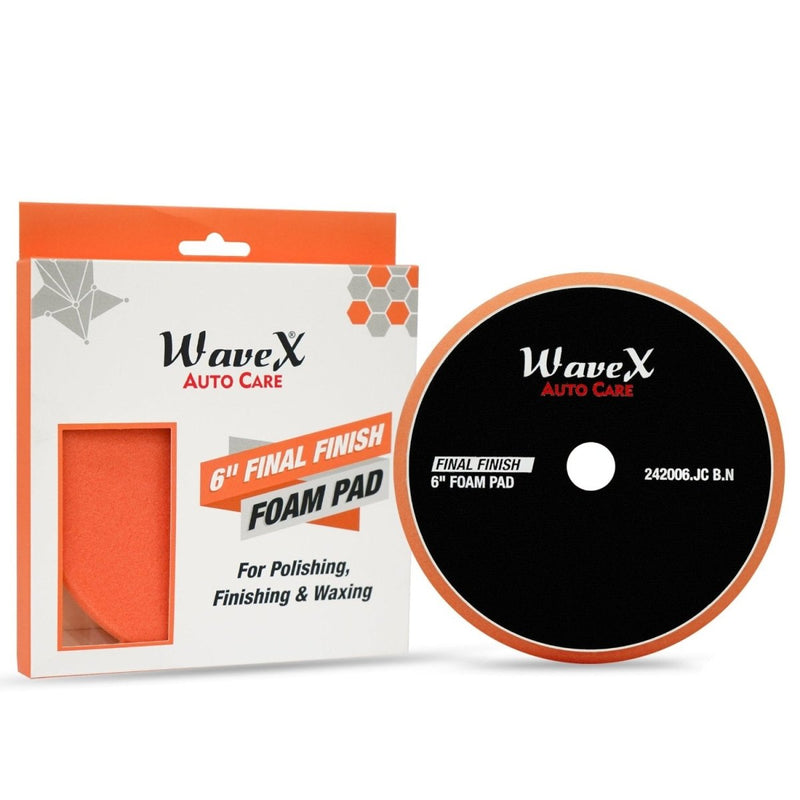 Wavex Final Finish Orange Foam Pad, 6 Inch