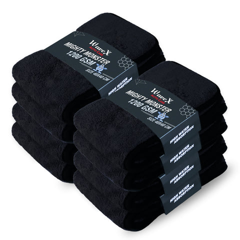MIGHTY MONSTER MICROFIBER TOWEL UPGRADED 1200GSM 40X40CM