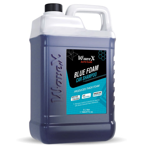 BLUE COLOUR FOAM WASH