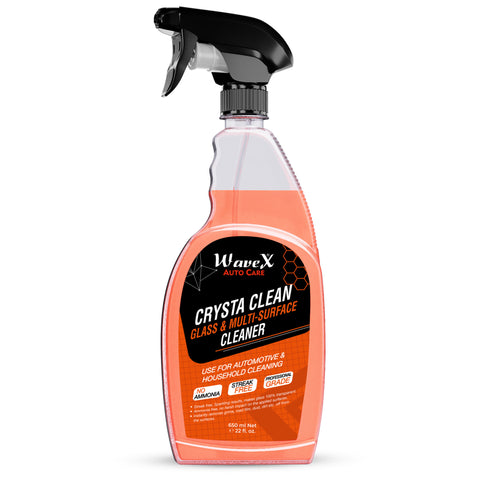 GLASS POLISH 350ML, WINDSHIELD WASHER FLUID 500ML, CRYSTA CLEAN 650ML
