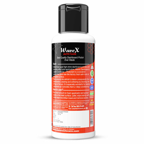 DASHBOARD AND LEATHER CONDITIONER + PROTECTANT