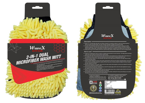 2-IN-1 WASH MITT FOR CAR
