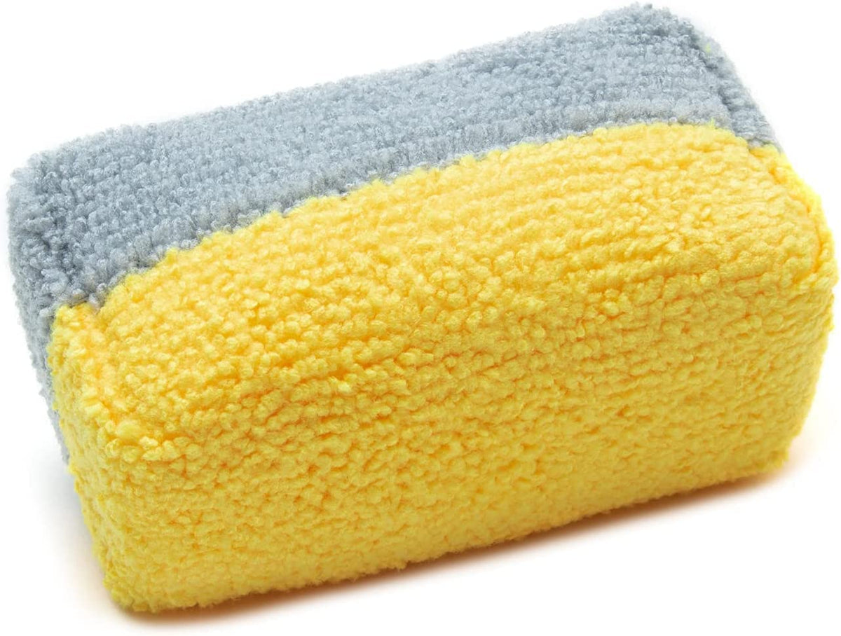 DUAL MICROFIBER APPLICATOR SPONGE