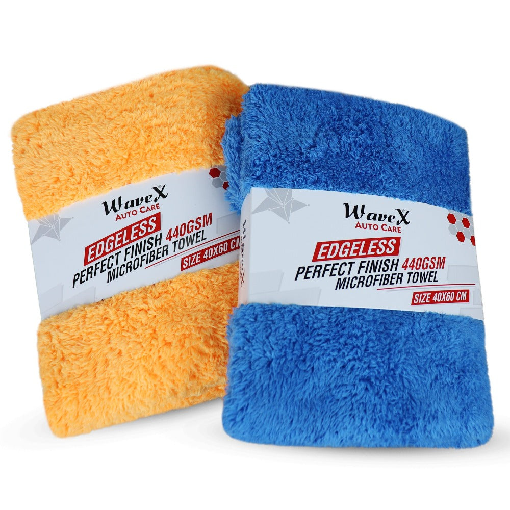 PERFECT FINISH EDGELESS MICROFIBER BUFFING CLOTH 440 GSM (40X60CM) Main image
