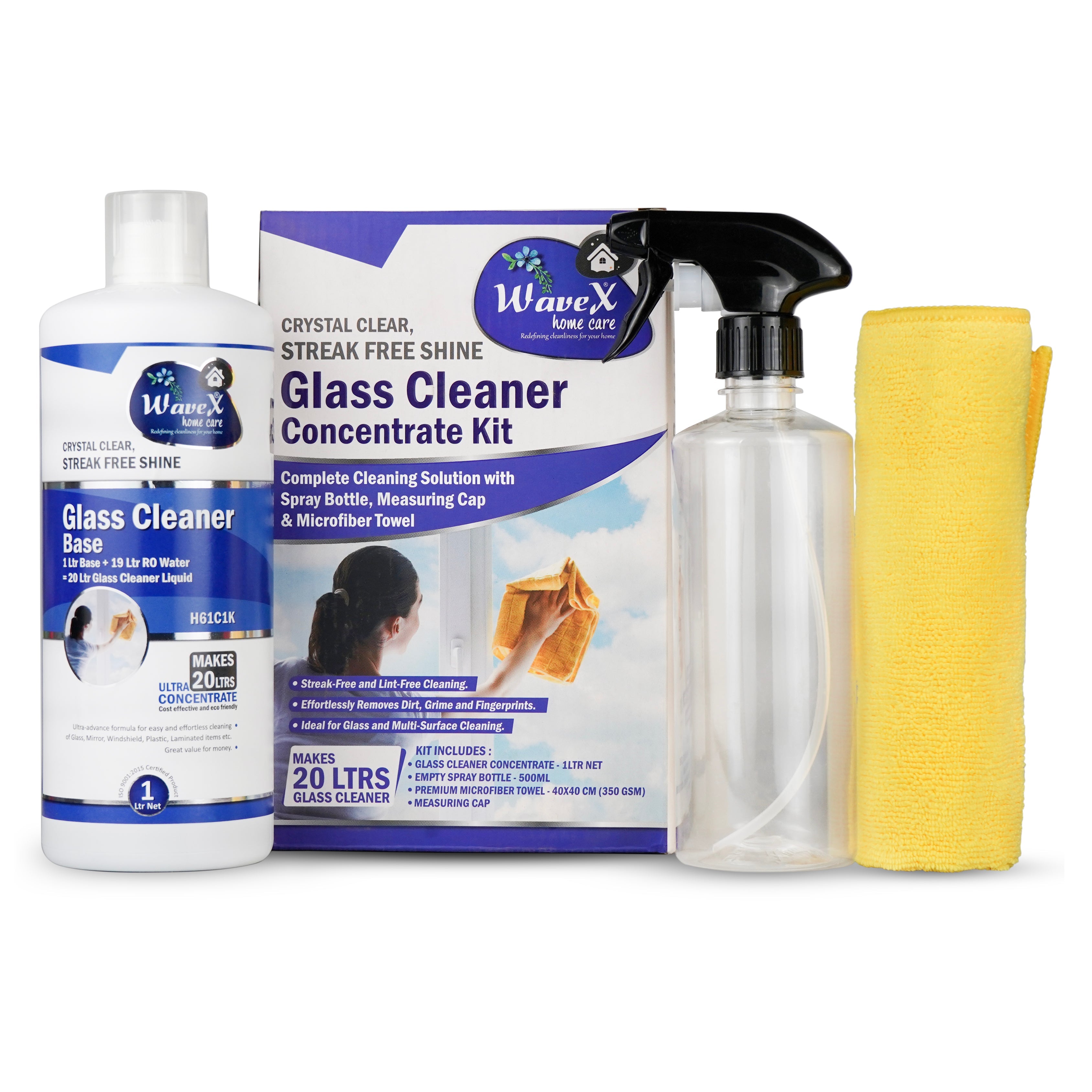 GLASS CLEANER CONCENTRATE MAKES 20 LITRES FROM 1 LITRE Main image