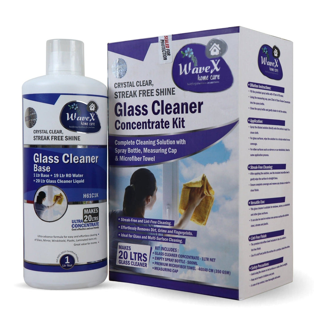 GLASS CLEANER CONCENTRATE MAKES 20 LITRES FROM 1 LITRE