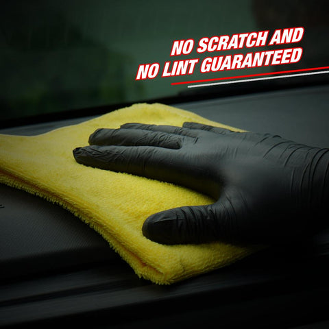 MICROFIBER CLOTH-YELLOW-40X40CM-350 GSM