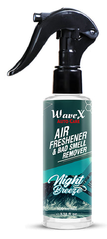 Wavex Car Air Freshener and Bad Smell Remover - Night Breeze 100ml - Refresh Your Car's Ambiance