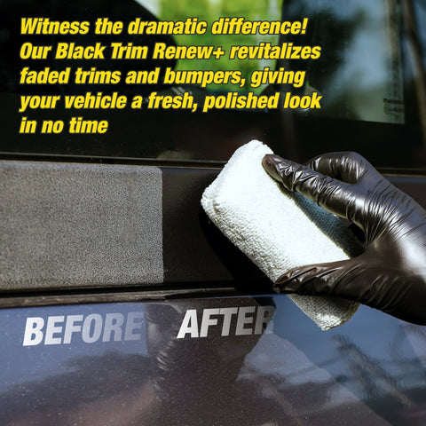 BLACK TRIM RENEW+ | REVIVES FADED EXTERIOR TRIM & BUMPERS
