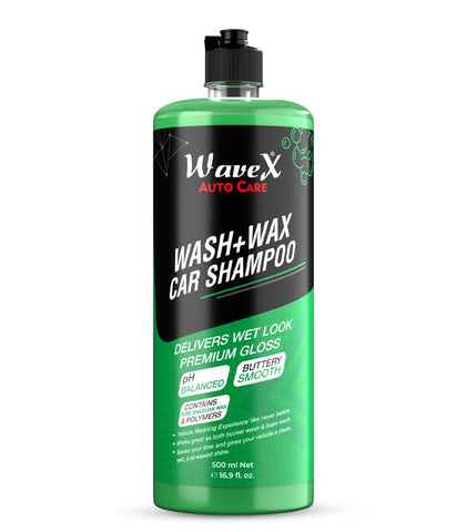 WASH AND WAX CAR SHAMPOO