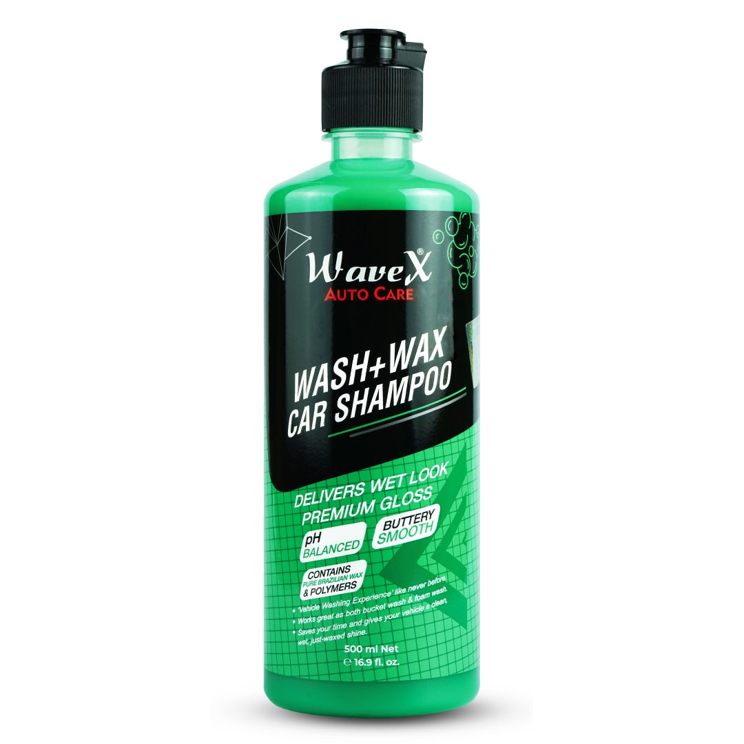 WASH AND WAX CAR SHAMPOO