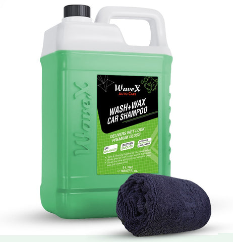 WASH AND WAX CAR SHAMPOO
