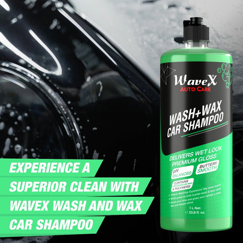 WASH AND WAX CAR SHAMPOO
