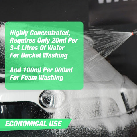 WASH AND WAX CAR SHAMPOO