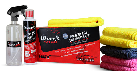 WATERLESS CAR WASH KIT 100X CONCENTRATE