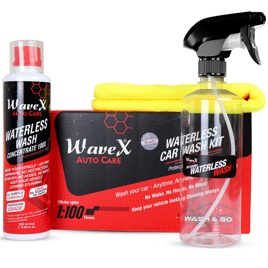 WATERLESS CAR WASH KIT 100X CONCENTRATE