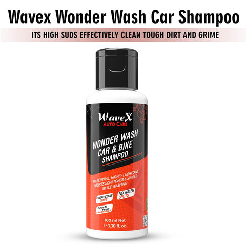 DASHBOARD CONDITIONER, CAR SHAMPOO AND WINDSHIELD WASHER FLUID