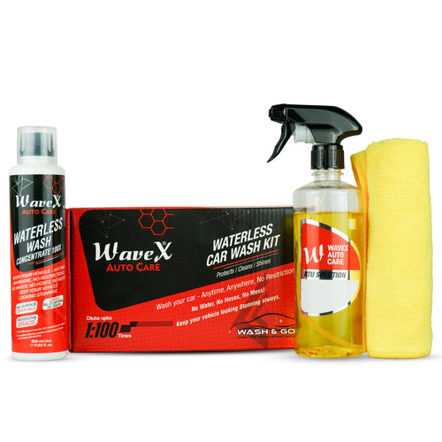 WATERLESS CAR WASH KIT 100X CONCENTRATE