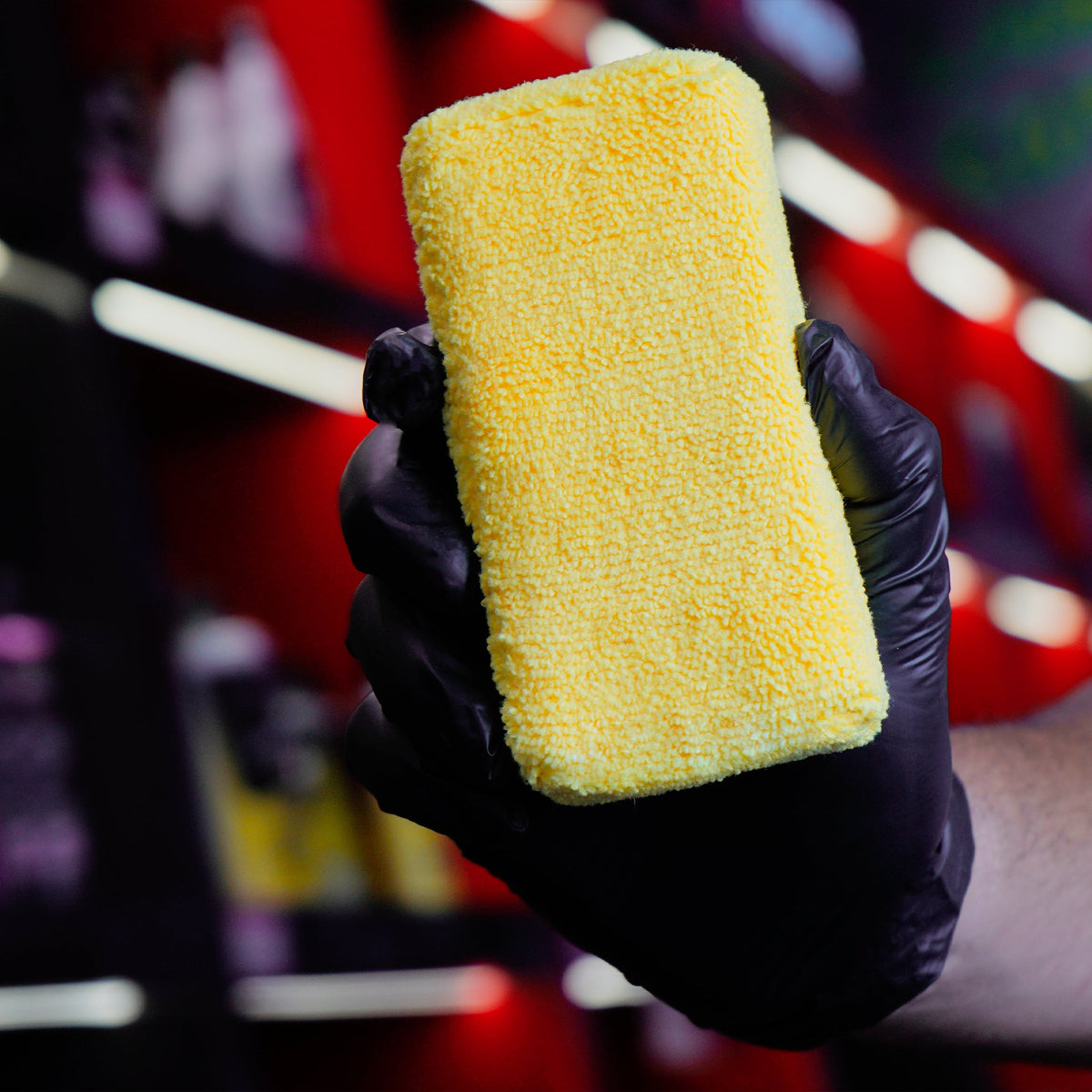Wavex Yellow Microfiber Applicator Sponge