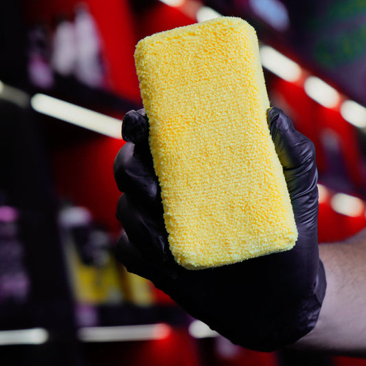 Wavex Yellow Microfiber Applicator Sponge