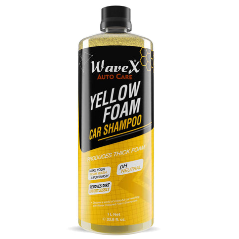 YELLOW COLOUR FOAM WASH