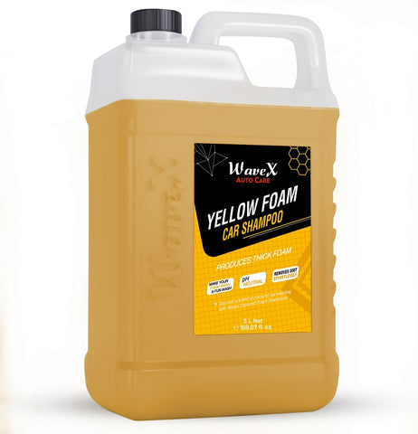 YELLOW COLOUR FOAM WASH