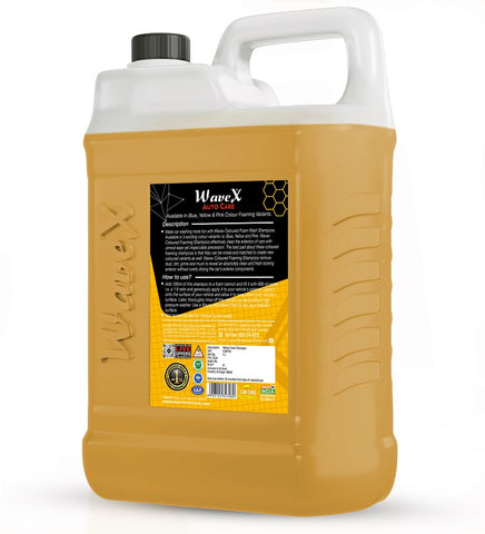 YELLOW COLOUR FOAM WASH