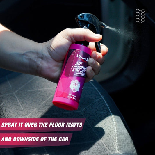 AIR FRESHENER CAR PERFUME AND BAD SMELL REMOVER BUNDLE PACK - Wavex - AF100X3