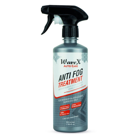 ANTI FOG TREATMENT FOR CAR INTERIOR GLASS, HELMET VISOR & SPECTACLES - Wavex - AFT500