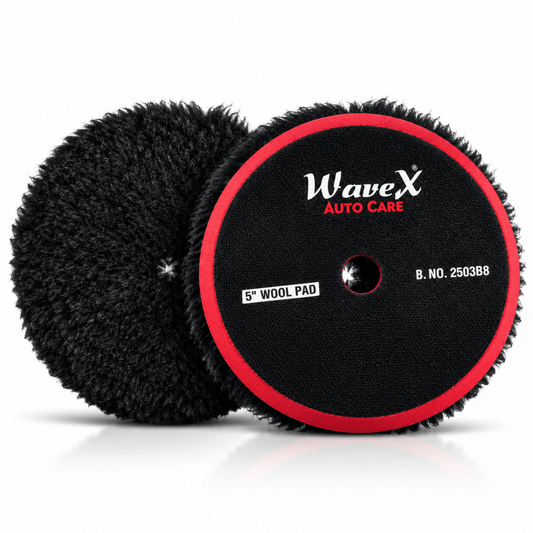 BLACK WOOL POLISHING PAD - Wavex-WOOLPAD