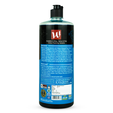 BLUE COLOUR FOAM WASH