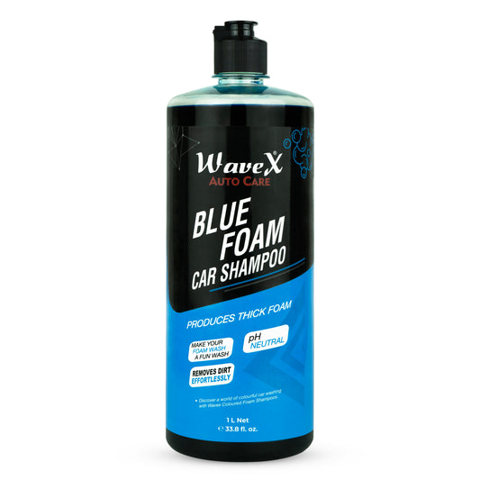 BLUE COLOUR FOAM WASH