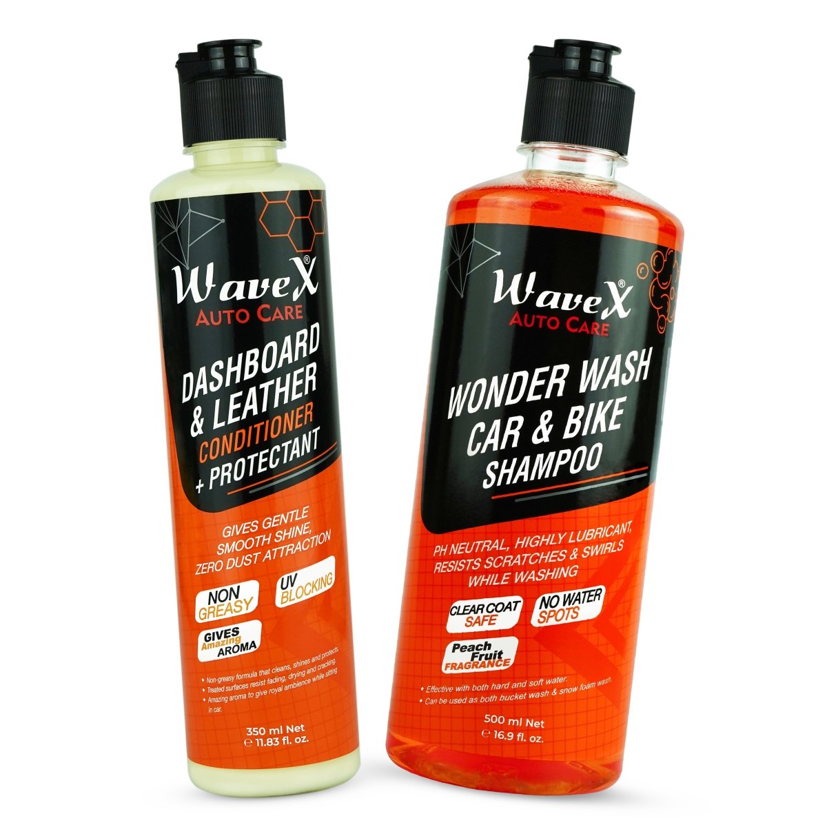 CAR AND BIKE SHAMPOO+DASHBOARD DRESSER - Wavex - CCK5