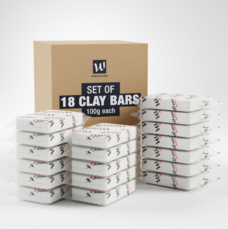 Wavex Clay Bars, 18 × 100 g