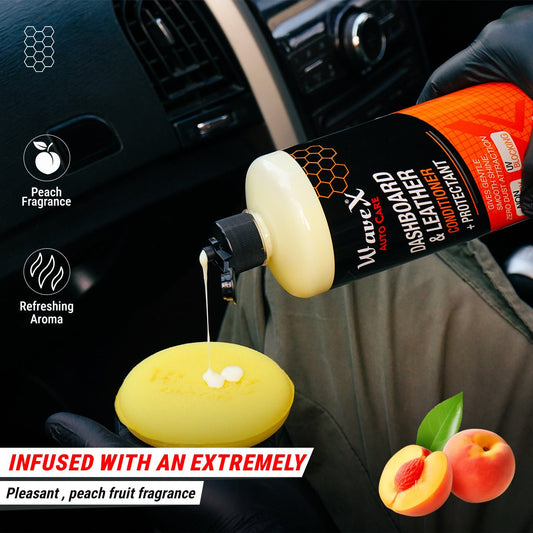 DASHBOARD AND LEATHER CONDITIONER + PROTECTANT 100ML - Wavex-DLCP100