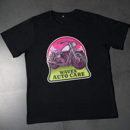 DETAILING BLACK ROUND NECK T - SHIRT - Wavex - WDS7-L