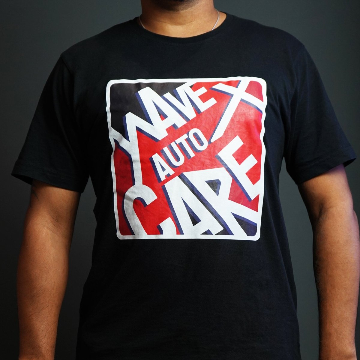 DETAILING BLACK ROUND NECK T - SHIRT - Wavex - WDS6-M