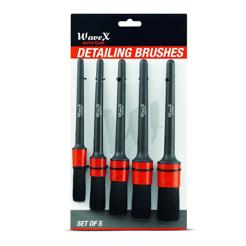 Wavex Detailing Brushes, Pack of 5
