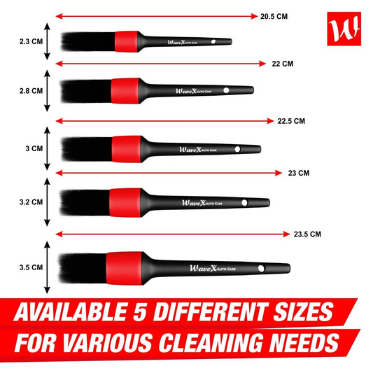 DETAILING BRUSHES (PACK OF 5) - Wavex - ADB5