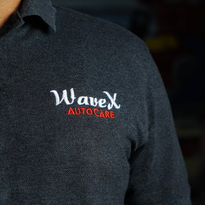 DETAILING CHARCOAL MELANCE POLO T - SHIRT - Wavex - WDS9-M