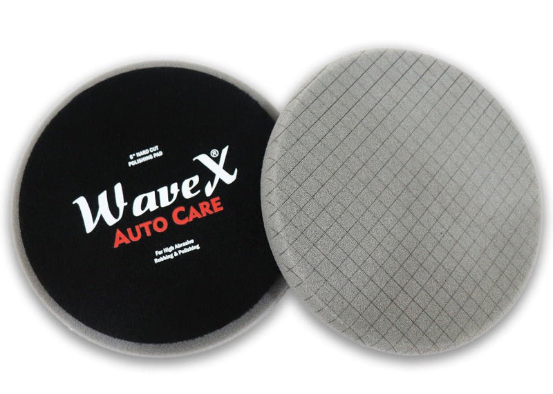 Wavex Foam Polishing Pad, 6 Inch — Hard Cut